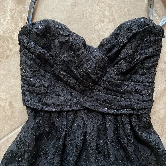 Bill Levkoff long black sequin dress - Picture 3 of 7